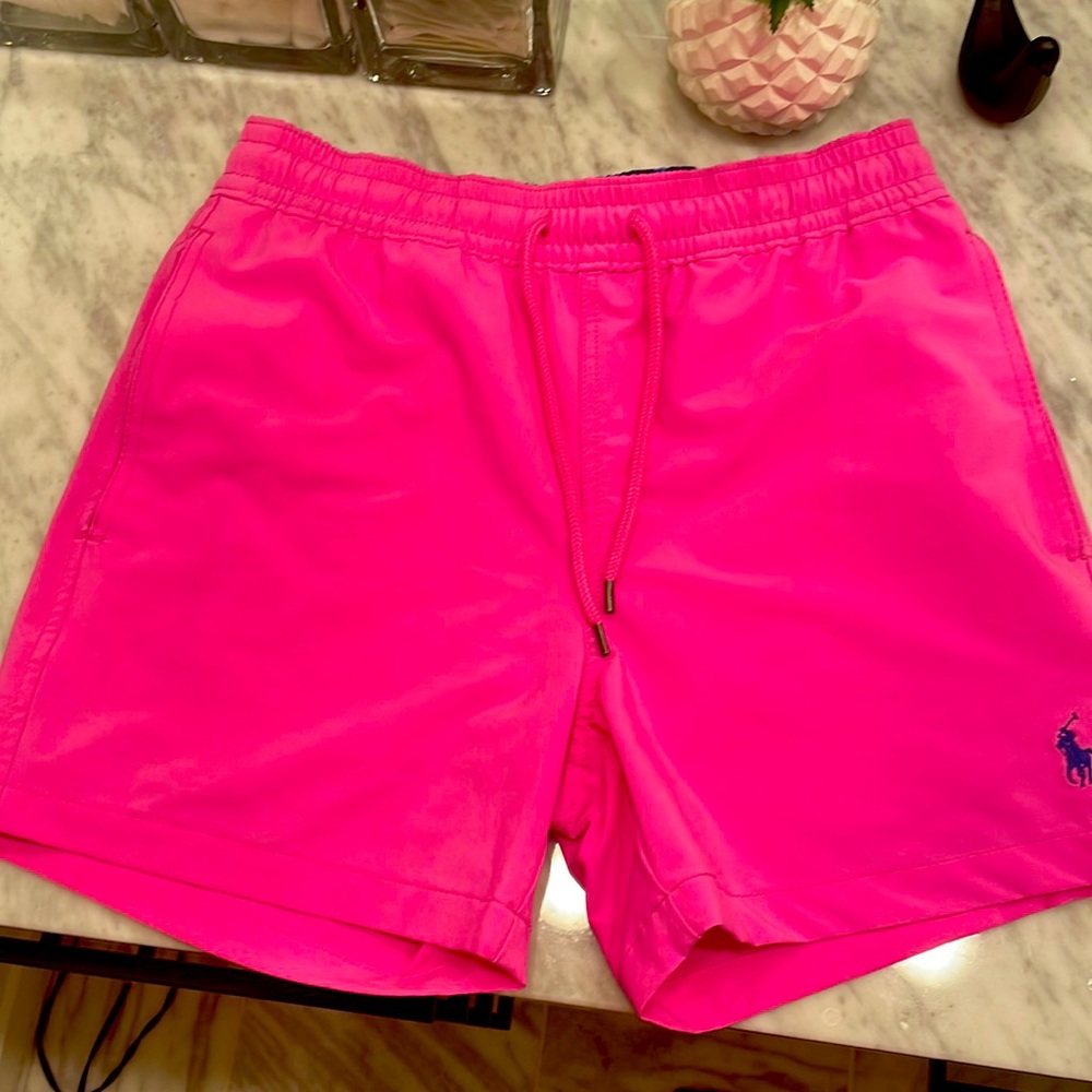Polo Ralph Lauren 5in swim trunks. Lined.